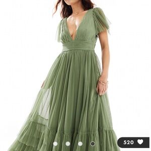 ASOS Green Maxi Dress